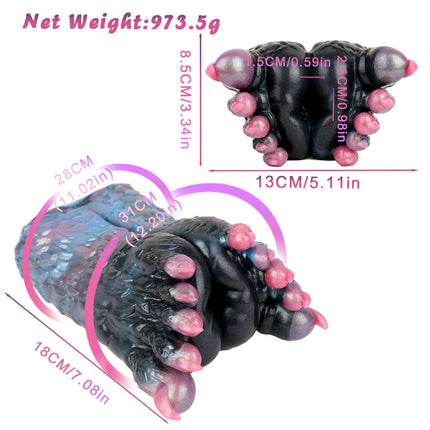 GEEBA Silicone Sex Foot Toys Fantasy Male Masturbator Unique Alien Stroker Adult Sex Toy Aritificial Vagina Pocket Pussy Stroker