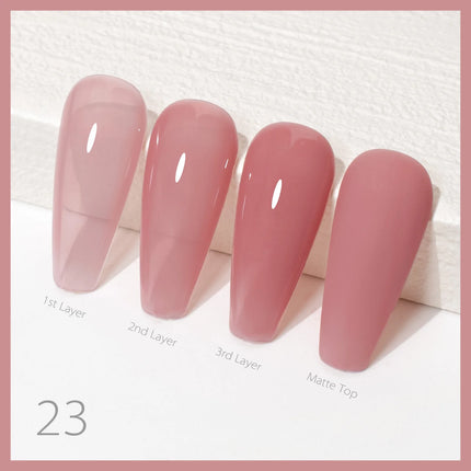9ml CANNI Nail Gel Polish HEMA FREE TPO FREE French Nail Design Rubber Base Gel Builder Nail Gel In Bottle Semi Permanent Gel