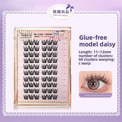 No Glue Needed False Eyelashes Lower Lashes Wispy Cat Eye Lashes Voluminous Fluffy Natural Look Daily Wear Easy to Apply