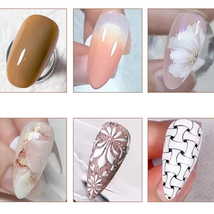 Solid Nail Polish Color Mud Gel Full Coverage Painting Nail Art Glue Mousse Creamy Texture Manicure Varnishes Solid UV Gel Plate