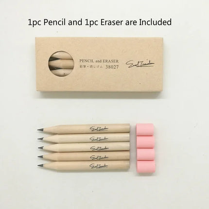 Fromthenon Traveler's Brass Pencil Metal Stationery Retro Travel Stationery Series Pictures Props Pencils for School