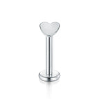 Heart Silver / 1.2x6mm