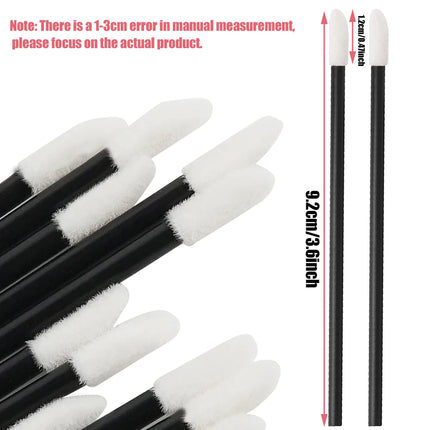 100/200pcs Lip Wands Applicators Eyelashes Brushes Lipstick Brush Mascara Applicator Gloss Wands Eyelash Extension Makeup Tool
