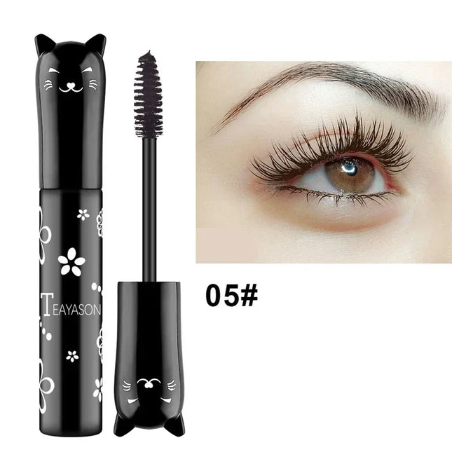 5 Colors Mascara Eyelashes Curling Extension Pink Purple Blue White Mascara Non-smudge Waterproof Fast Dry Long-lasting Makeup