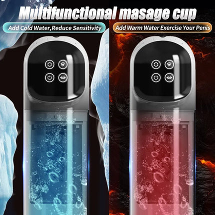Automatic Male Masturbator Cup 7 Sucking Rotating Licking Modes Pocket Pussy Stroker Blowjob Penis Pump Sex Toys For Men