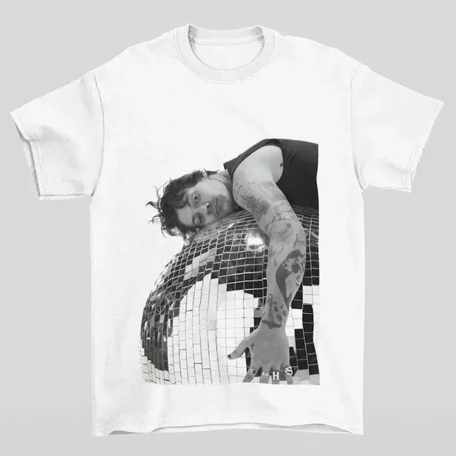 Harry Styles 2026 New Album Kiss All The Time Disco Style Unisex 100% Cotton Crew Neck Short Sleeve T-Shirt Fan Gift