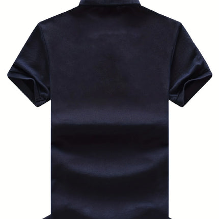Men's Polo Shirt UAE Dubai Short Royal Casual Sport Party High-End Cotton Embroidery Luxury Contrast Color Original Design
