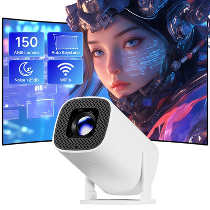 P30PRO Portable Video Projector,  with 720P Resolution And Adjustable 180° Projection Angle, Glow Party Supplies