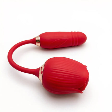 Thrusting G Spot Anal Vibrators Rose Sucking Sex Toys Dildo Vibrator for Women Stimulator Female Vibrating Egg Adult Toys,Gifts
