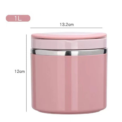 630/1000ml Food Thermal Jar Insulated Soup Cup Thermos Containers Stainless Steel Lunch Box Thermo Keep Hot for School Children