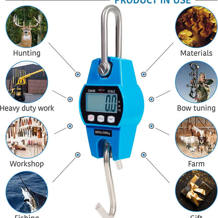 Heavy Duty Hanging Scale 200-300kg / Balance Suspendue Lourde