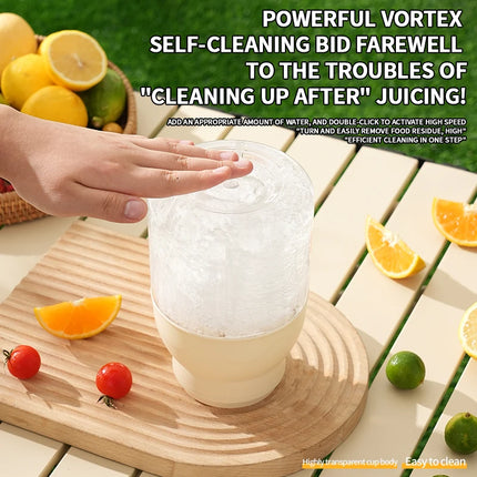 Electric fruit juice machine, juicer, portable milkshake machine, 800ml rechargeable fruit and vegetable juice machine