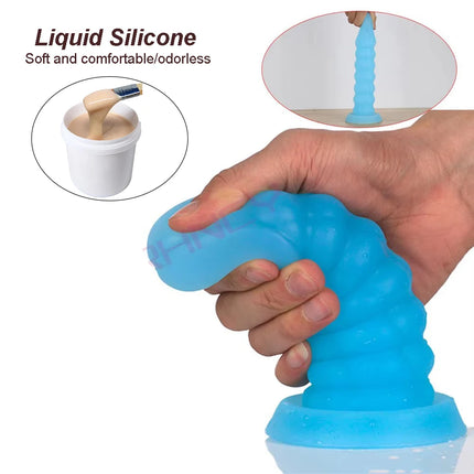 S-XXXL Huge Anal Dildos Soft Silicone Butt Plug Big Anal Plug with Suction Cup G-spot/prostate Massage 18+ Masturbate Sex Toys