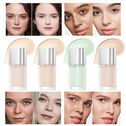 QIBEST Makeup Concealer Hydrating Lightweight Waterproof Permanent Dark Circles and Acne Mark Covering and BrighTening Concealer