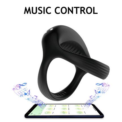 Vibrating Cock Ring for Men Silicone Penis Rings Intense Vibration Mens Vibrator Longer Harder Stronger Erection Adult Sex Toys