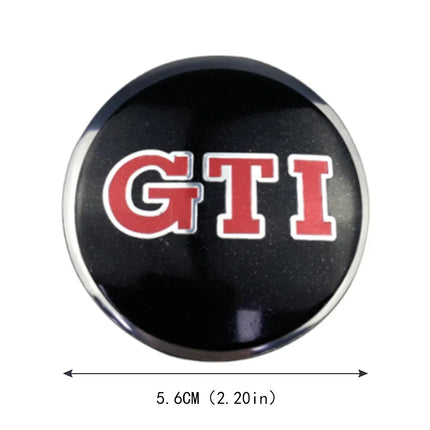 4pcs 56mm Car Wheel Center Sticker for Volkswagen VW GTI ABT Golf 5 6 Polo Passat Tiguan CC Beetle Touran Scirocco Sharan SR32
