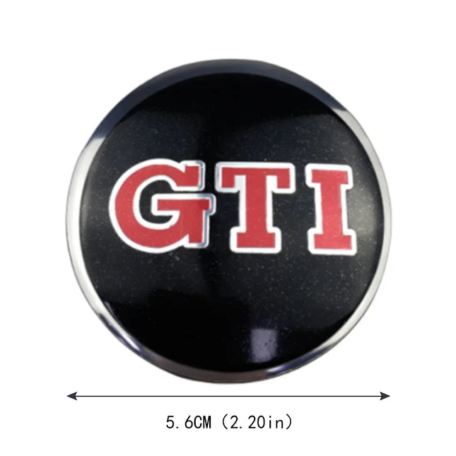4pcs 56mm Car Wheel Center Sticker for Volkswagen VW GTI ABT Golf 5 6 Polo Passat Tiguan CC Bettle Touran Scirocco Sharan SR32