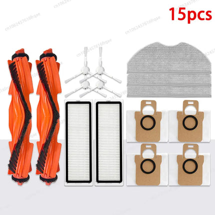 For Xiaomi Robot Vacuum H40 / OV51 Accessories Main Side Brush Mop Cloth HEPA Filter Dust Bag Replacement Spare Parts