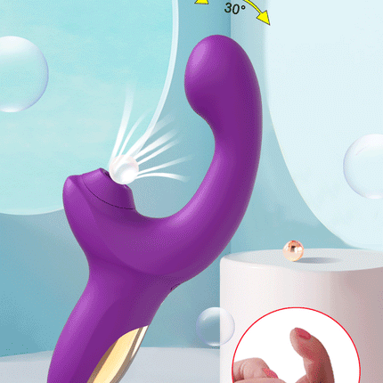 Powerful 20 Speeds Dildo Vibrator Female Clit Sucker Vacuum Clitoris Stimulator Adults Goods Finger Wiggling Sex Toy for Women