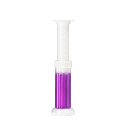 1PC Toilet Cleaner Gel Fresh Flower Toilet Gel Stamp Stops Limescale and Stains with Air Freshening Scent Deodorizing Clean