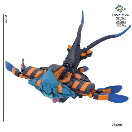 2026 New Subnautica Building Blocks Bloop Sea Monster El Gran Maja The Sea Eater Chost Leviathan Subnautica Bricks Toy Fans Gift