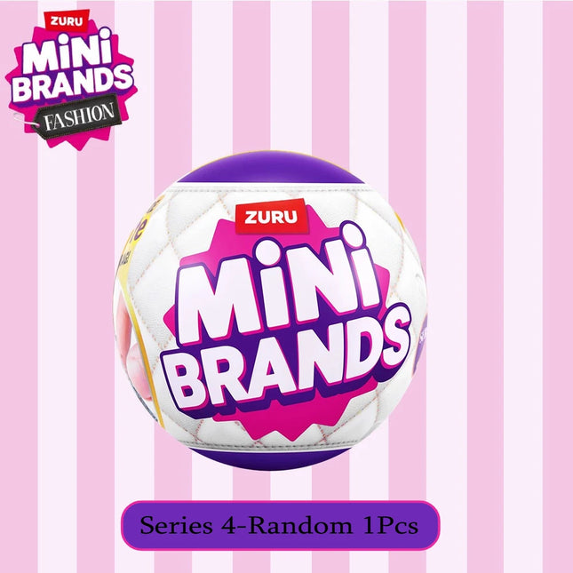 ZURU Mini Brands Surprise Blind Ball Collectibles Series 3 4 Fashion Mystery Capsule 5 Surprise  toys Blind Box Bag Shoes Ball