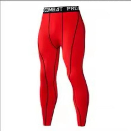 Men Gym Sportswear Muscle Bodybuilding Compression Pants Running Sports Long Pants Jogging Fitness Male Elastic Tights Trousers