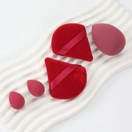 5Pcs Professional Makeup Sponge Set - Soft, Gentle, Multi-Purpose Tools for Perfect Foundation, Powder and Blush Application
