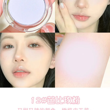 HISYI monochrome blush whitening matte cosmetics natural smudge nude makeup blush plate