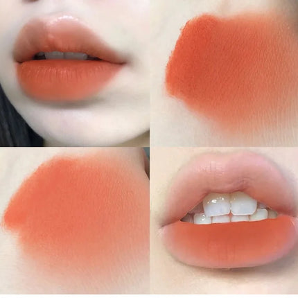 Gege Bear Rabbit Lip Glaze, Matte Velvet Lip Clay Long-lasting Color Non-drying Lipstick