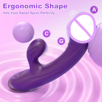 G Spot Vibrator for Women Stimulator Penetration Vagina Clitoris Masturbator Vibration Huge Dildo Vibrator Sexy Adult Female