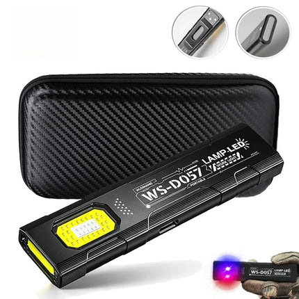 LED Keychain Flashlight USB C Rechargeable Portable Torch with COB  Mini Hanging Work Light Outdoor Portable Pen Clip Lantern