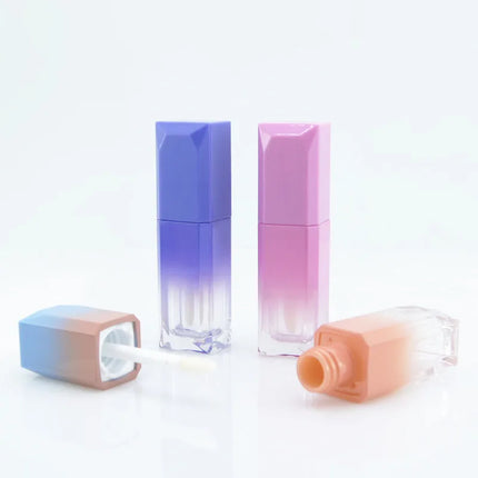 10/20/50/100pcs 5ml Plastic Lip Gloss Tube Lip Balm Refill Bottle Liquid Lipstick Tube With Brush Beauty Container DN2309031