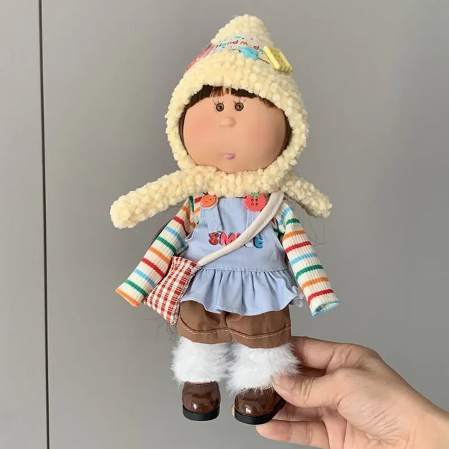 24cm Doll Clothes & Shoes Kit For 24cm Spanish Mia Cute Dress Up Girl Changeable Clothes For Collectors (Doll Not Included)