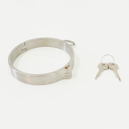 Stainless Steel Detachable Buckle Chain Lockable Neck Collar Wrist Handcuffs Ankle Cuffs Slave BDSM Bondage Restraints Sex Toys