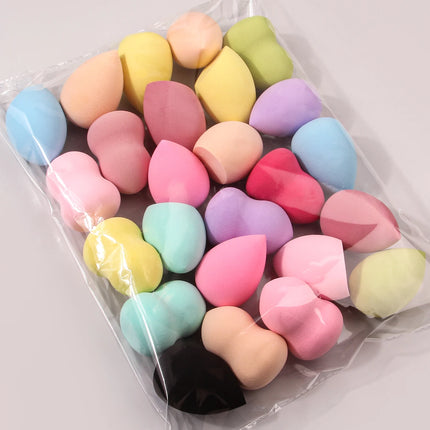 Big size Makeup Sponge,Color shapes randomly mix colors 25pcs Water Drop Design cosmetic face sponge Beauty Sponges Egg Shaped