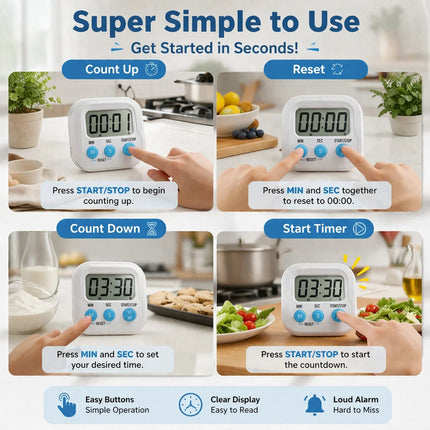 Egg Timer Children Alarm Clock Pomodoro Timer for Studying Gadgets Digital Kitchen Visual Tools Dining Bar Home Garden