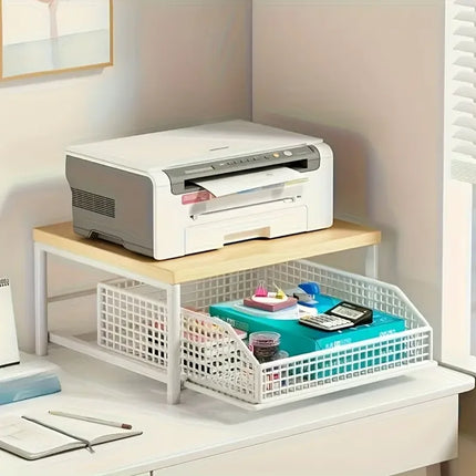 Desktop Pull-Out Storage Rack With Drawers Kitchen Appliances Floor Standing Storage Rack