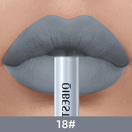 Matte Liquid Lipstick Waterproof Long Lasting Velvet Mate Nude Red Lip Gloss Lint Tube Makeup Cosmetic Lipsticks Lipgloss