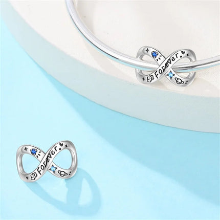 Original 925 Sterling Silver Charms Beads Cute Mushroom Unicorn Love Wings Pearl Charm for Bracelet Pendant Woman Girl Jewelry
