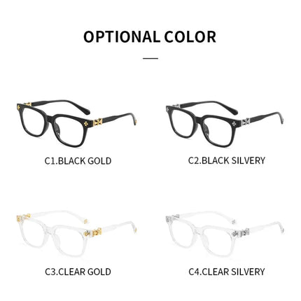 2pcs Anti Blue Light Glasses - Classic Square Unisex / 2pcs Lunettes Anti Lumière Bleue - Carrées Classiques Unisexe