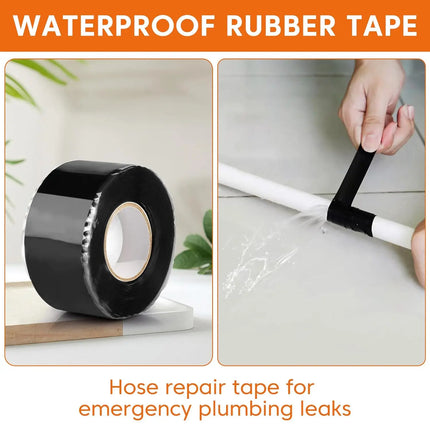 Self-Fusing Silicone Tape Waterproof Leaks Stop Repair Electrical Plumbing Insulation Tape Automotive Pipe Hose Bonding Tapes