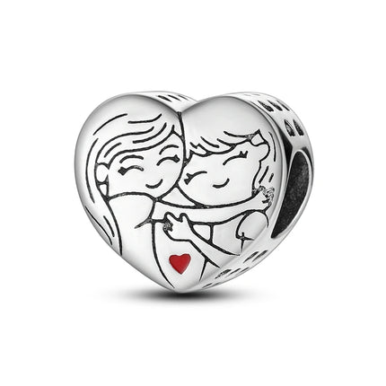 Charm Hot Sales 925 Sterling Silver Charms Beads CZ pave Round Clip Charms Fit Original Bracelet Necklace Charms Jewelry Gift