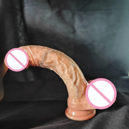 Super Realistic Long Dildo Anal Plug with Suction Cup Big Penis Butt Plug Long Dick Sex Toys for Women Men Phallus Anal Dilator