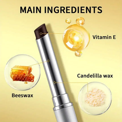 Black Honey Lip Balm-Nourishing and Moisturizing Vitamin E Lip Balm,Winter Lip Care for All Skin Types Makeup Lip Care Cosmetics