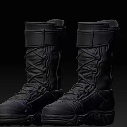 1/12 Scale Soldier Tactical Boots Model for 6'' vtoys No.1