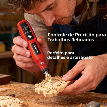 USB Rechargeable Cordless Engraving Pen Wireless Electric Drill Rotary Tool for Jewelry Glass - Portable Handheld Engraver