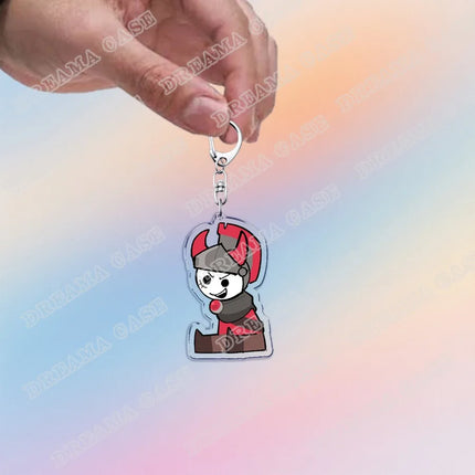 Popular Video Games Keychain Accessories Bag Charms Medkit Subspace Valk Meme Keychains Keyrings Jewelry Fans Game Gamer Gift