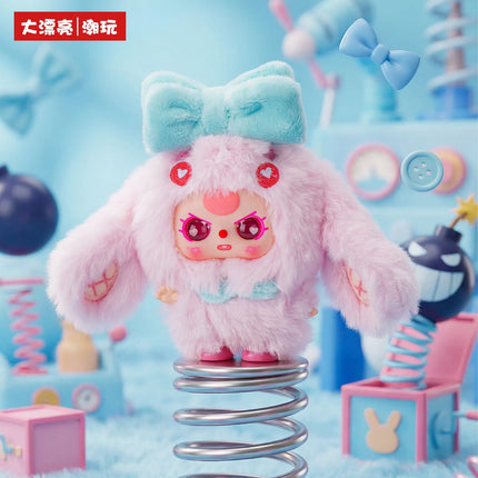 Baby Three Weirdly Adorable Mini Plush Blind Box Cute Vinyl Doll Keychain Surprise Mystery Box Backpack Charm Pendant Decor Gift