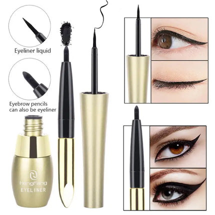 1PC Matte Waterproof Long Lasting Liquid Eyeliner Pencil Sweatproof Quick Dry Easy To Wear High Pigment Eye Liner Pen Eye Makeup